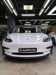 ลิ้นหน้า CMST ทรง สปลิตเตอร์ สำหรับ Tesla Model 3 2017-2023 (แบบที่ 4)