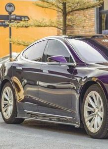 สเกิร์ตข้าง CMST ทรง V1 สำหรับ Tesla Model S
