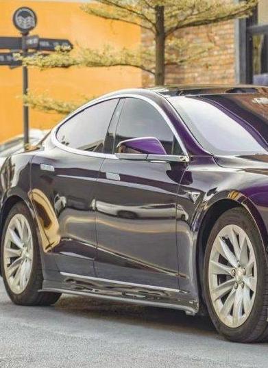 สเกิร์ตข้าง CMST ทรง V1 สำหรับ Tesla Model S