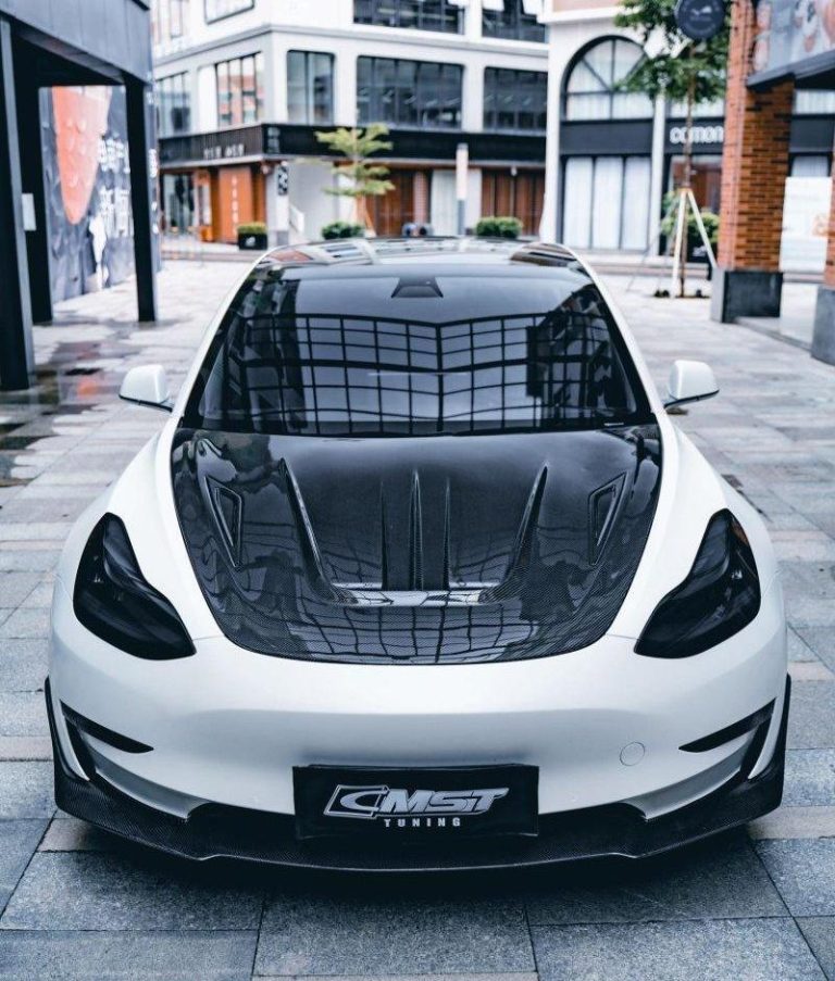ฝากระโปรงหน้า CMST ทรง V1 สำหรับ Tesla Model 3 2017-2023