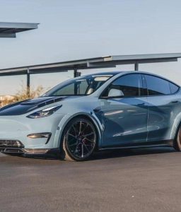 สเกิร์ตข้าง CMST ทรง V1 สำหรับ Tesla Model Y 2020-2025