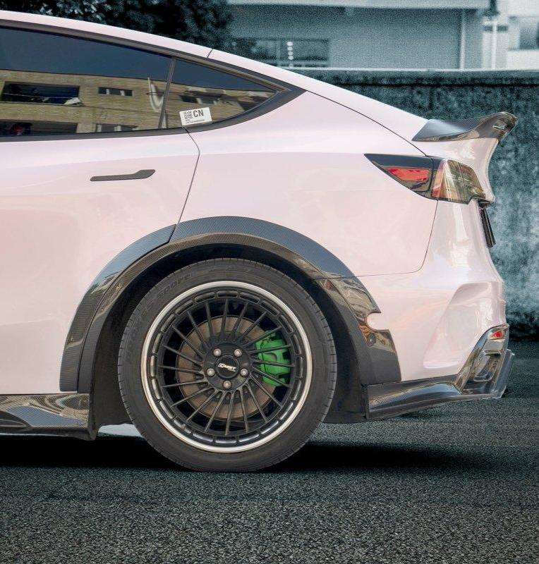 Tesla Model Y Performance AWD Long Range RWD Standard อะไหล่แต่ง CMST Tuning – ไวด์บอดี้ Fender ทรงแฟลร์ ซุ้มล้อ