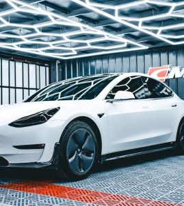 สเกิร์ตข้าง CMST ทรง V3 สำหรับ Tesla Model 3 2017-2023