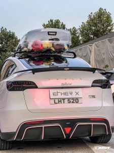 ปีก/สปอยเลอร์หลัง CMST ทรง V2 สำหรับ Tesla Model Y 2020-2025