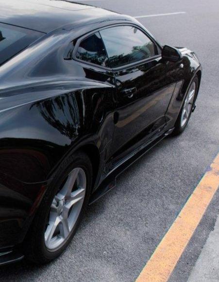 สเกิร์ตข้าง CMST ทรง V1 สำหรับ Chevrolet Camaro 6th Gen 2015-2024