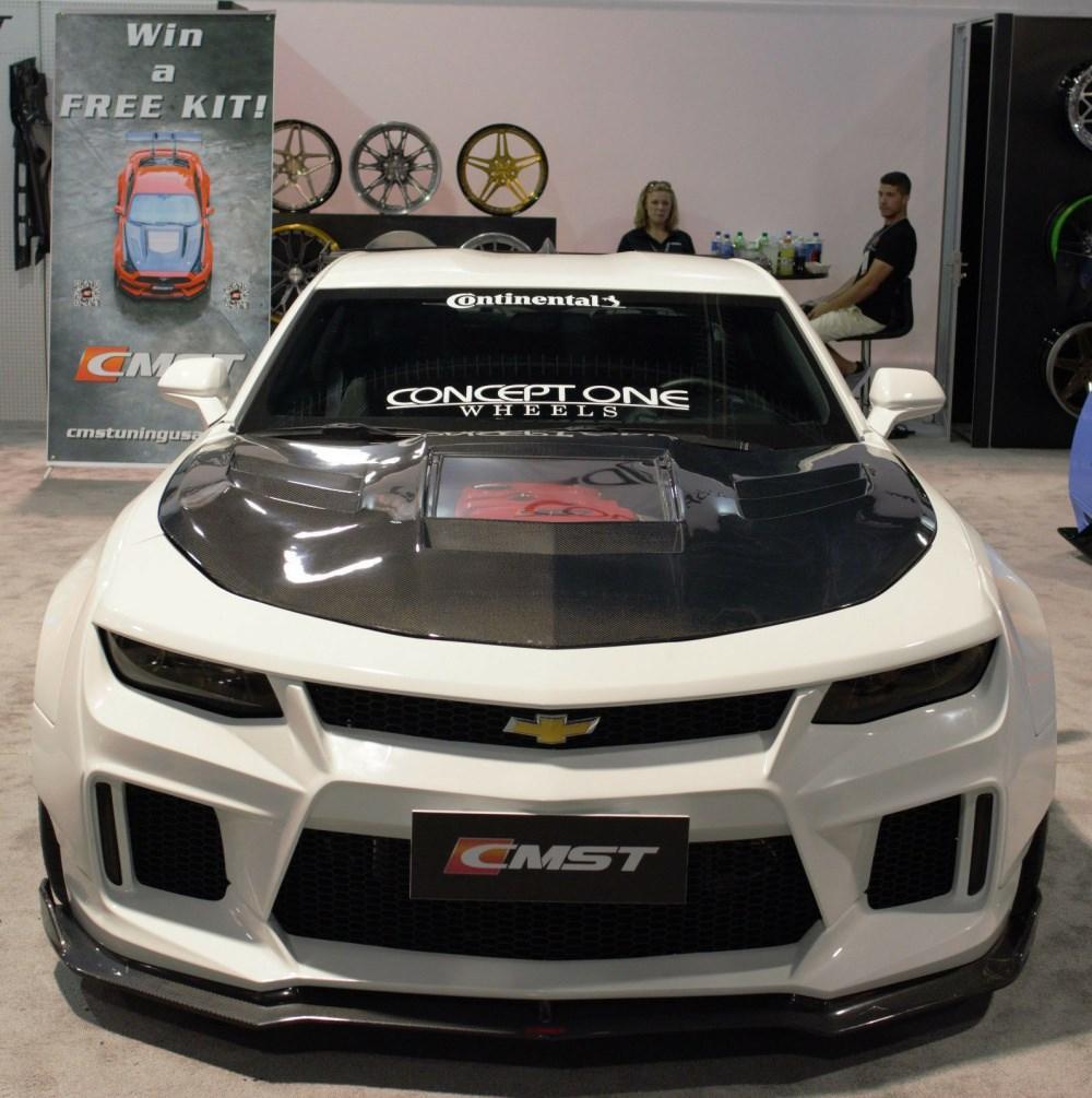 ฝากระโปรงหน้า CMST ทรง V2 สำหรับ Chevrolet Camaro 6th Gen 2015-2024