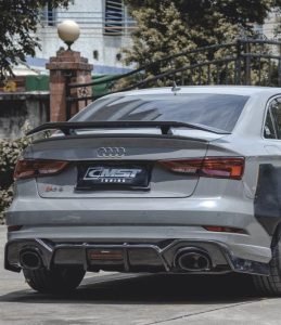 Audi RS3 8V.5 อะไหล่แต่ง CMST Tuning – ดิฟฟิวเซอร์หลัง