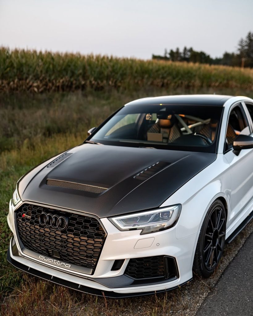 ฝากระโปรงหน้า CMST ทรง V2 สำหรับ Audi A3/S3 2014-2020