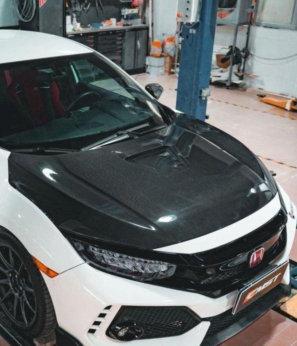 ฝากระโปรงหน้า CMST ทรง V1 สำหรับ Honda Civic Type-R FK8 2017-2021