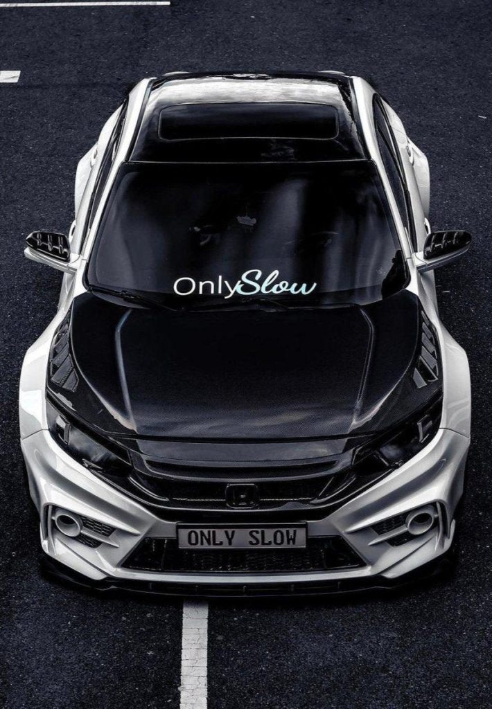 ฝากระโปรงหน้า CMST ทรง V1 สำหรับ Honda Civic 10th Gen 2016-2021
