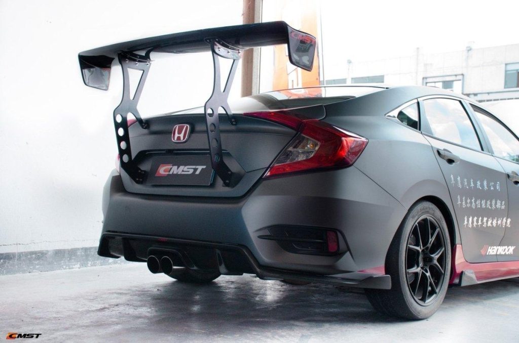 ดิฟฟิวเซอร์หลัง CMST สำหรับ Honda Civic 10th Gen 2016-2021 (แบบที่ 2)
