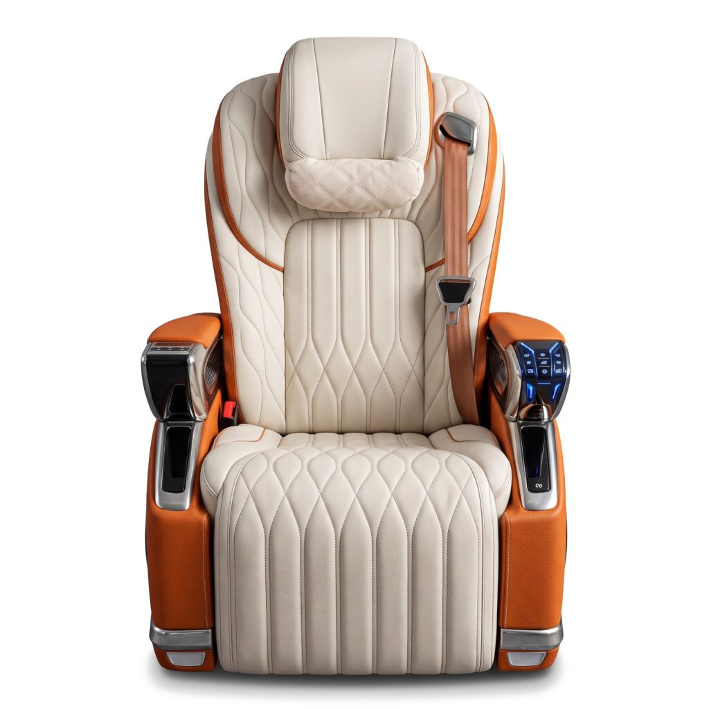 เบาะ VIP เดี่ยว Crystal Throne 6.0 Max Pro สำหรับรถตู้ MPV และ Mega Van