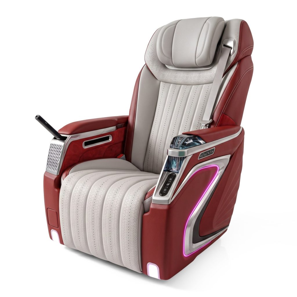เบาะ VIP เดี่ยว Crystal Throne 5.0 สำหรับรถตู้ MPV และ Mega Van