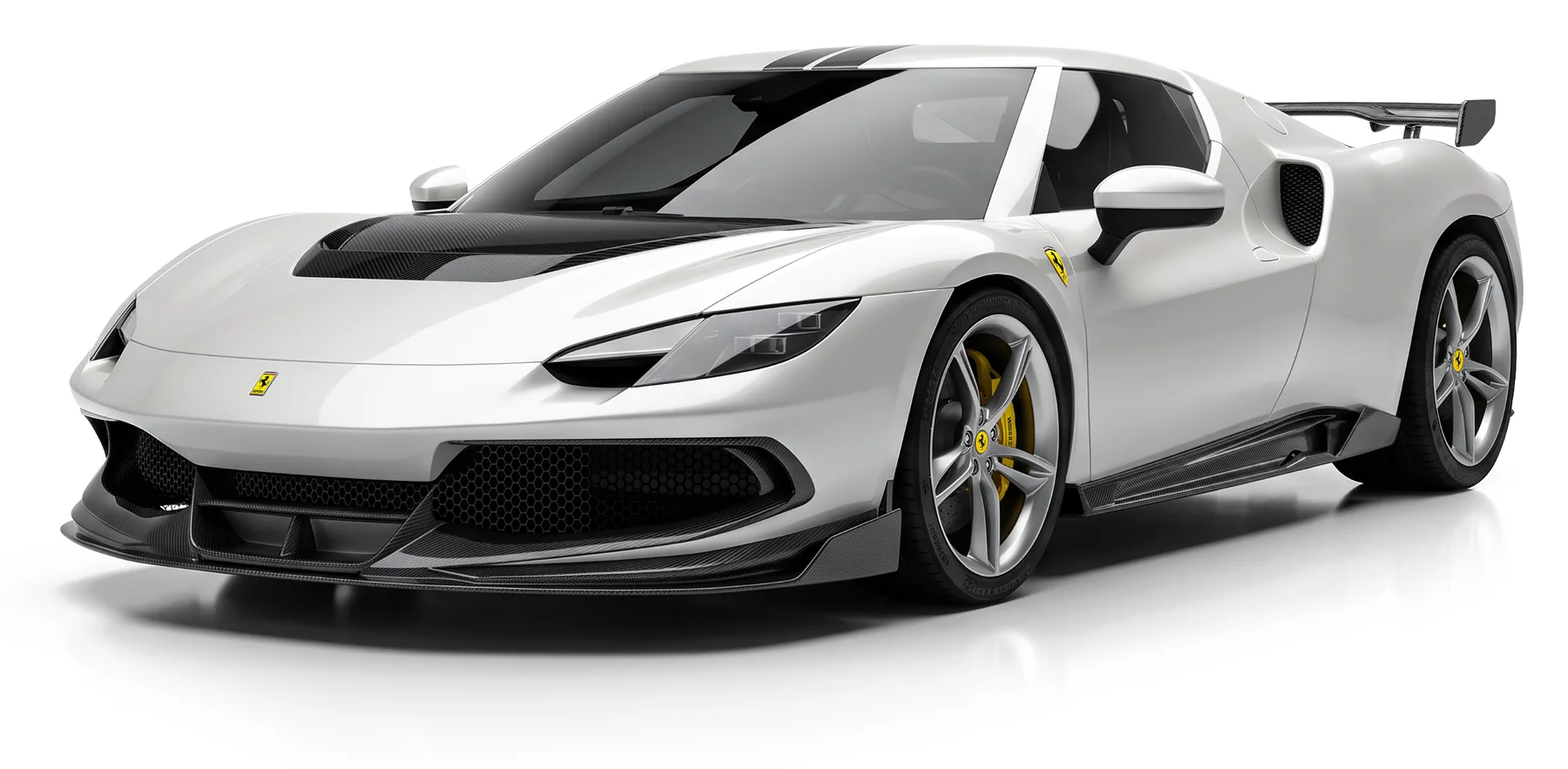 Ferrari 296 GTB/GTS with the full PAKTECHZ carbon fibre aero package