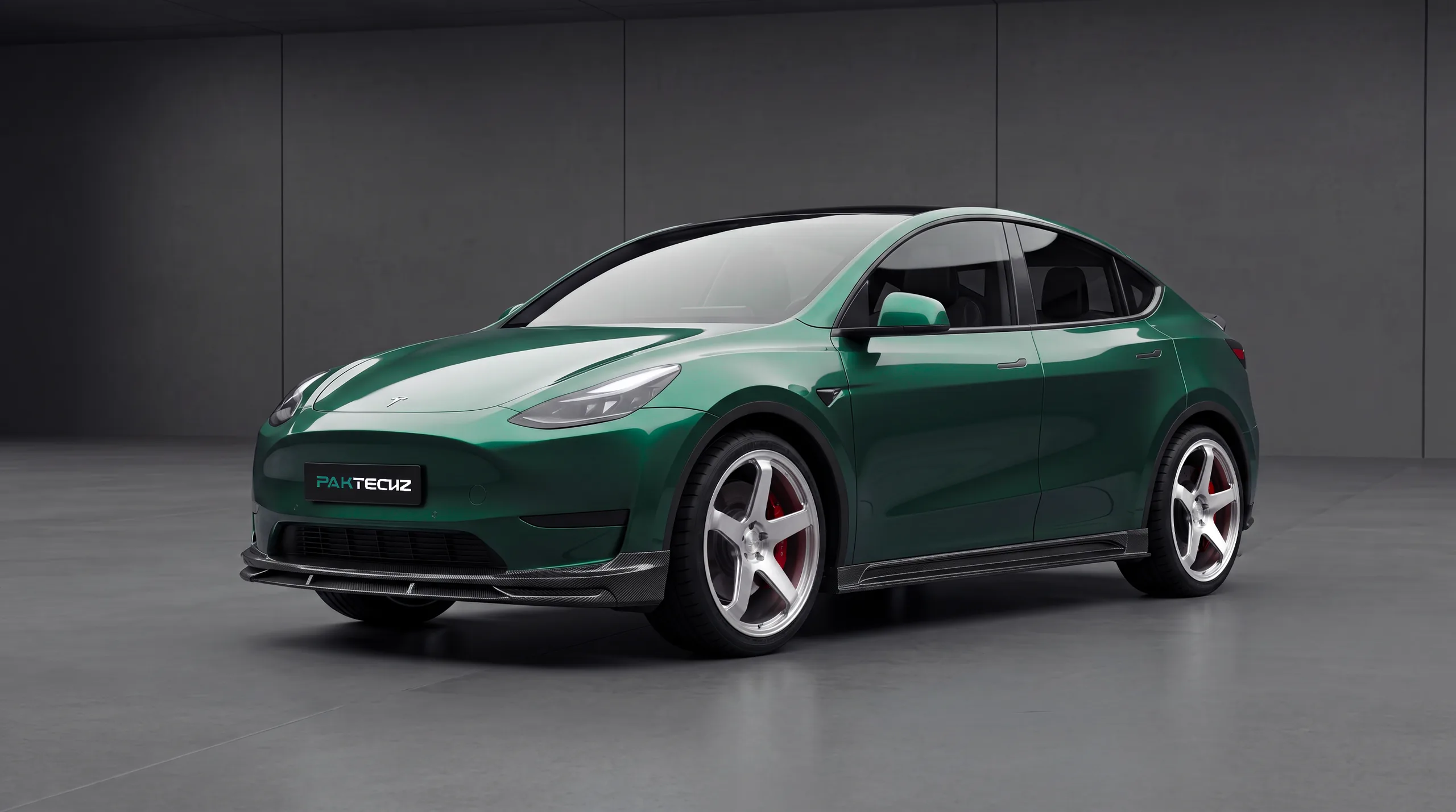Tesla Model Y ชุดแต่งคาร์บอนไฟเบอร์ PAKTECHZ