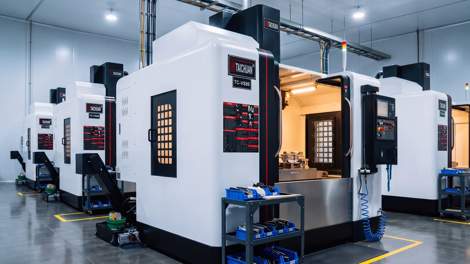 เครื่อง CNC Machining Center ในโรงงานผลิตแม่พิมพ์ของ PAKTECHZ