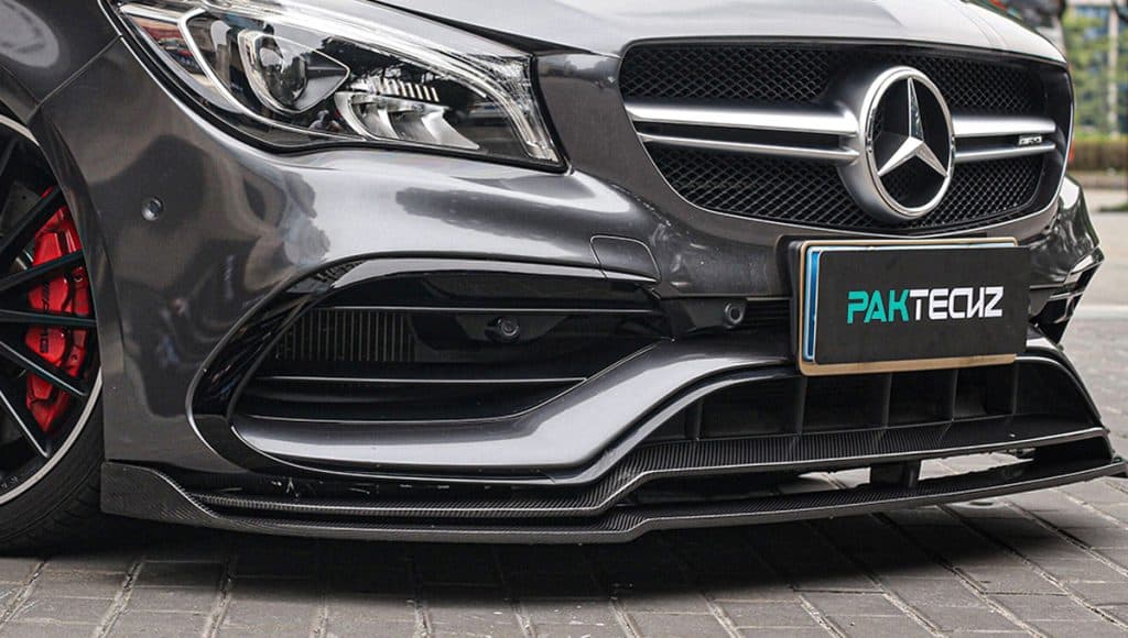 Mercedes CLA aerodynamic enhancements